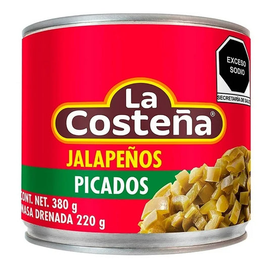 LA COSTEÑA JALAPEÑOS PICADOS 380 G