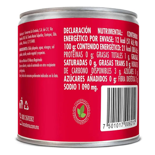 LA COSTEÑA JALAPEÑOS PICADOS 105 G