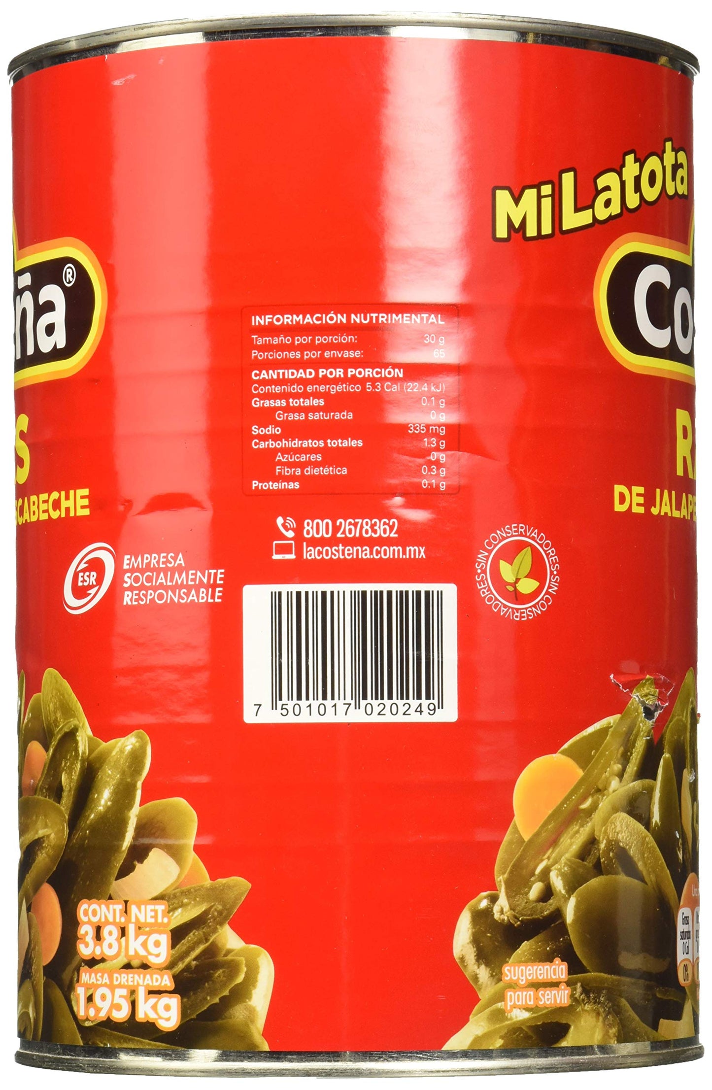 LA COSTEÑA RAJAS 3800 G