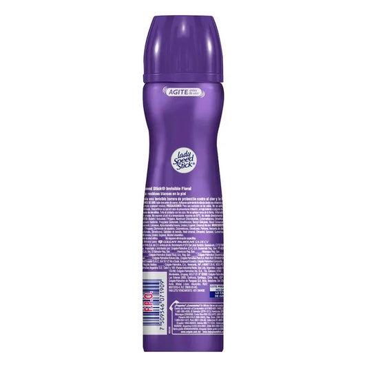 LADY SPEED STICK DESODORANTE AEROSOL INVISIBLE FLORAL 91 G