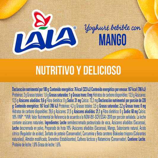 LALA YOGUR BEB MANGO 24/220 G 3427