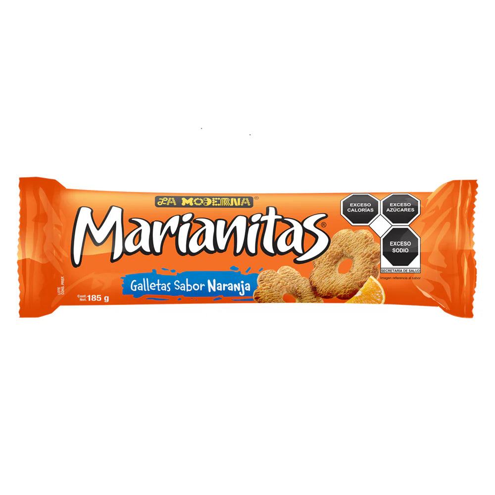 LA MODERNA MARIANITAS GALLETAS NARANJA 185 G
