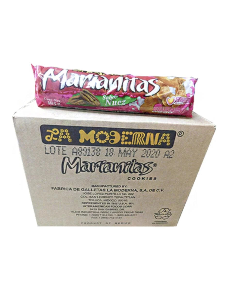 LA MODERNA MARIANITAS GALLETAS NUEZ 185 G
