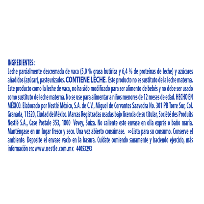 LA LECHERA NESTLE ORIGINAL BOLSA 20/209 G