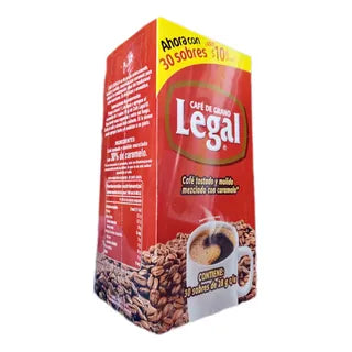 LEGAL CAFE SOBRE 6/60 28 G