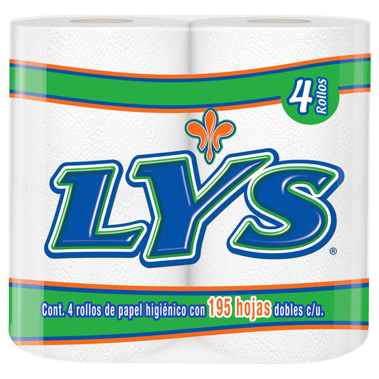 PAPEL HIGIENICO LYS HIG 4pzs
