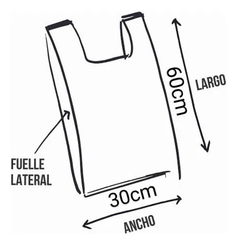 MAGNUS BOLSA CAMISETA POLIPAPEL #3 COLORES