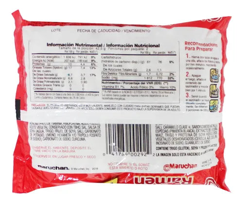 MARUCHAN RAMEN SOPA CARNE RES 24/85 G