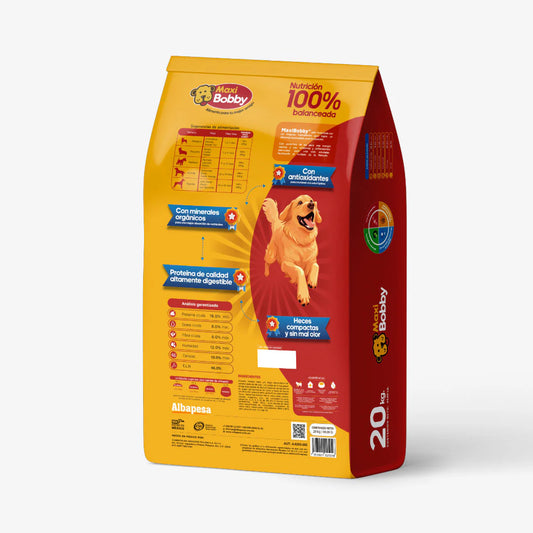 ALIMENTO PARA PERRO MAXI BOBBY ADULTO C/25 K