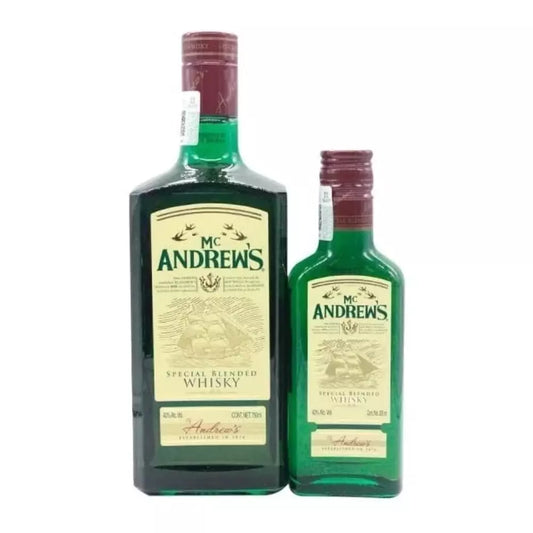 MC ANDREWS WHISKY 6/750 ML + 6/200 ML 6PZ