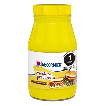 MCCORMICK MOSTAZA 8 210 G