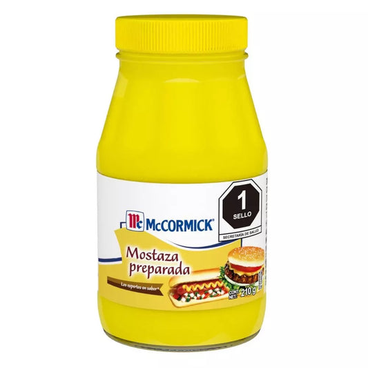 MCCORMICK MOSTAZA 8 210 G