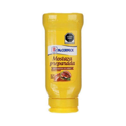 MCCORMICK MOSTAZA SQUEEZE 220 G