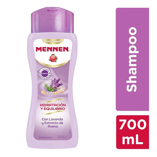 SHAMPOO MENNEN LAVANDA/EXTRACTO AVENA 12/700 ML