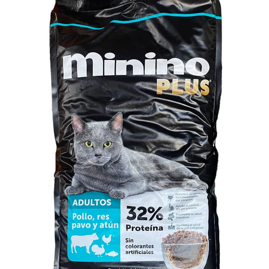 MININO PLUS ALIMENTO SECO PARA GATO C/10 K