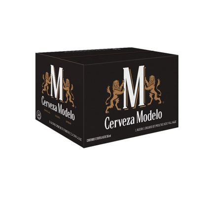 MODELO CERVEZA BOTELLA NEGRA ESPECIAL 12pzs 355 ML
