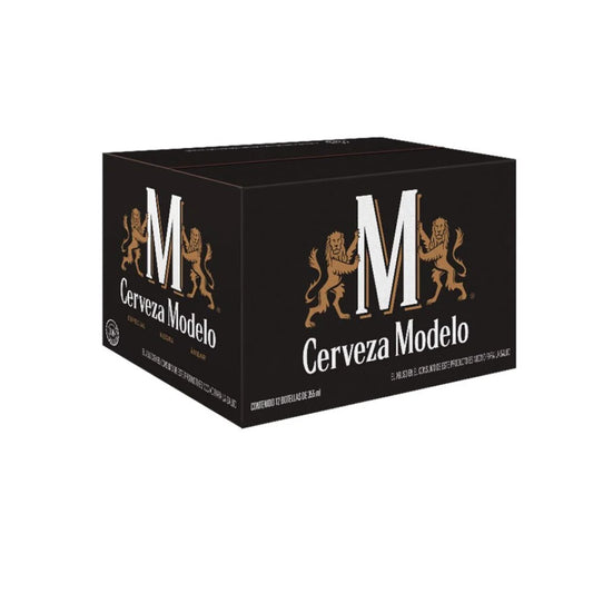 MODELO CERVEZA BOTELLA NEGRA ESPECIAL 12pzs 355 ML