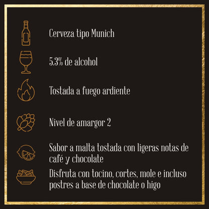 MODELO CERVEZA NEGRA LATON 24pzs 473 ML