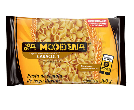 MODERNA SOPA CARACOL  1 200 G 20pzs