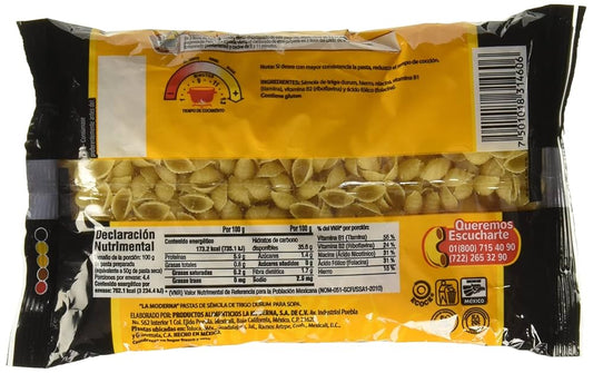 MODERNA SOPA CARACOL  2 200 G 20pzs