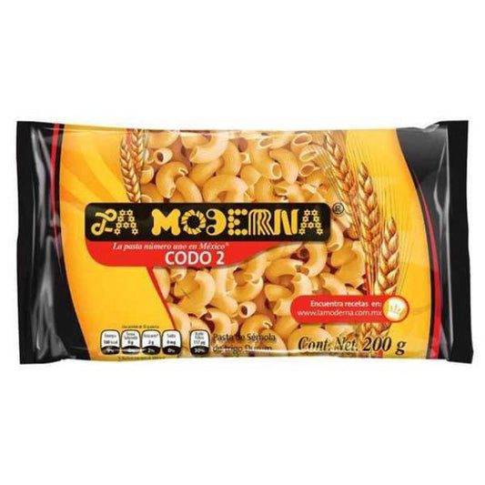 MODERNA SOPA CODO  2 200 G 20pzs
