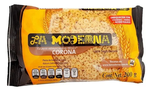 MODERNA SOPA CORONA 200 G 20pzs
