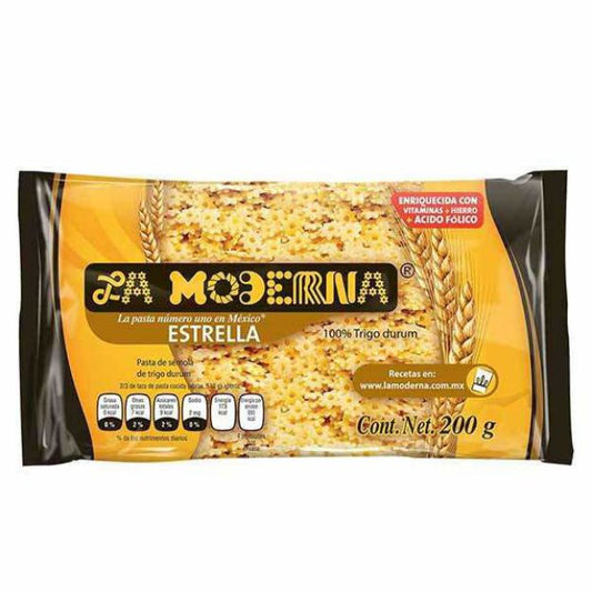 MODERNA SOPA ESTRELLA 200 G 20pzs