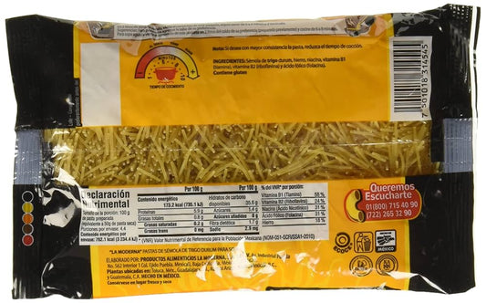 MODERNA SOPA FIDEO  1 200 G 20pzs