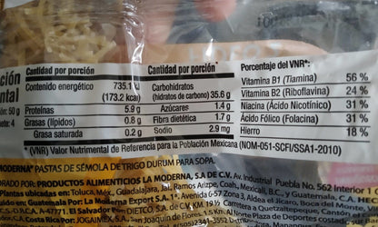 MODERNA SOPA FIDEO  2 200 G 20pzs