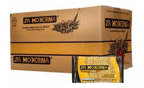 MODERNA SOPA LETRA 200 G 20pzs