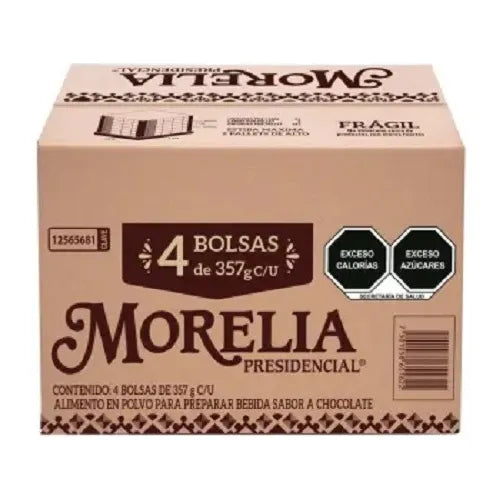 MORELIA CHOCOLATE POLVO BOLSA 24/357 G + 24%(445G)