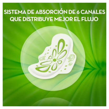 NATURELLA TOALLA FEMENINA FLUJO MODERADO INVISIBLE C/A 16/8