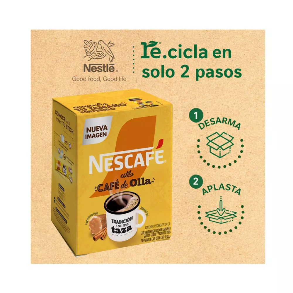 NESCAFE CAFE DE OLLA SOBRE 10 G