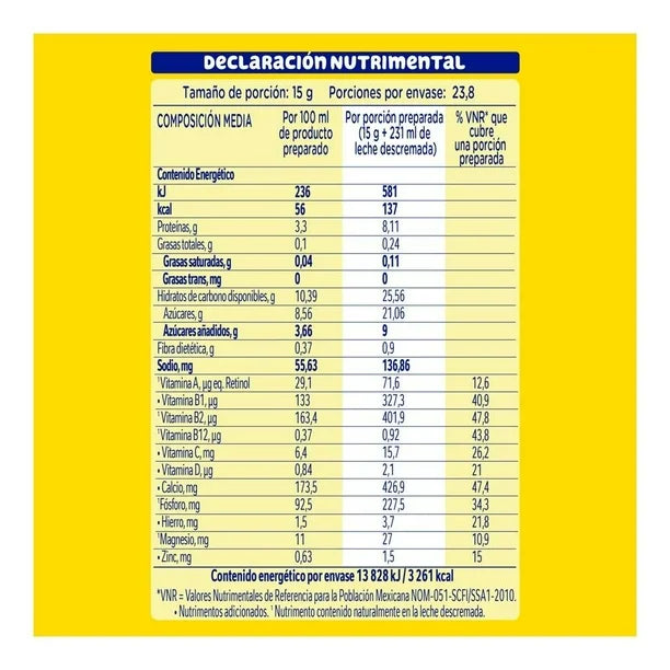 NESQUIK FRESA DOYPACK 12/357 G