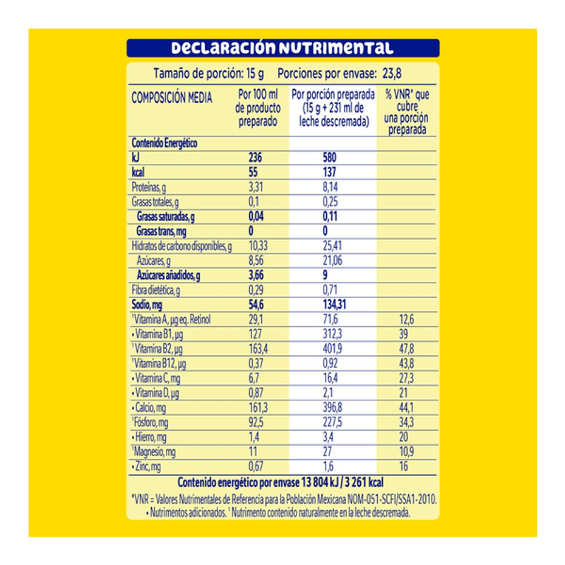 NESQUIK VAINILLA DOYPACK 12/357 G