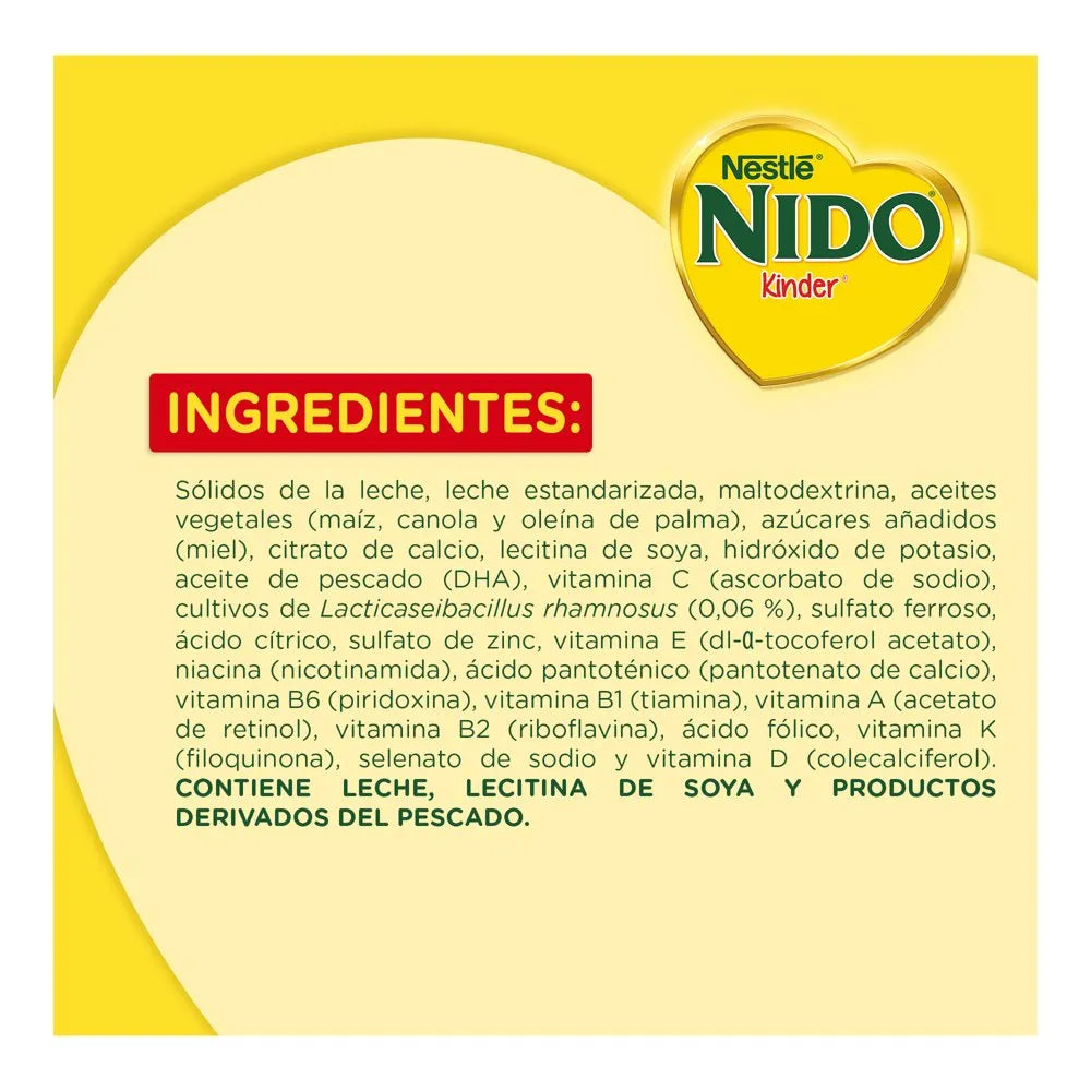 NIDO KINDER LECHE BOLSA 12/144 G