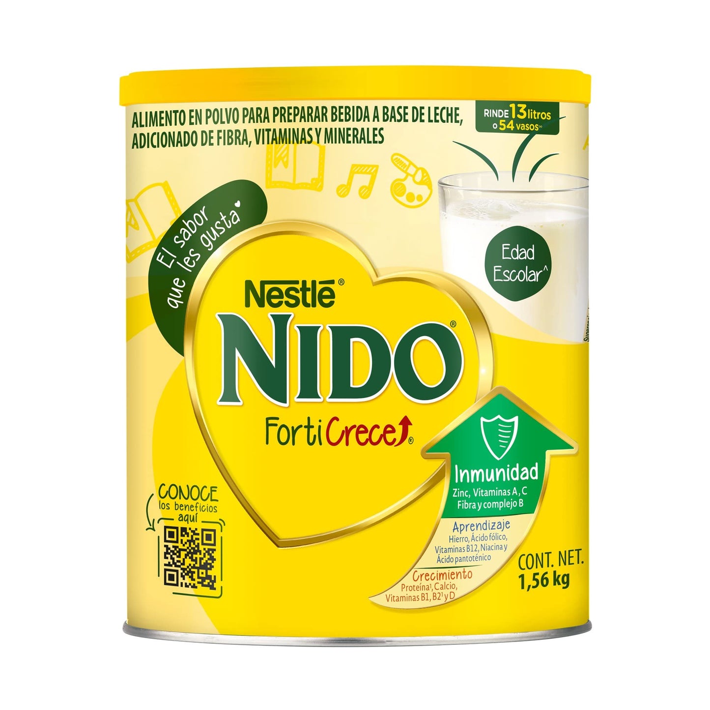 NIDO LECHE FORTI CRECE 6/1.56 K