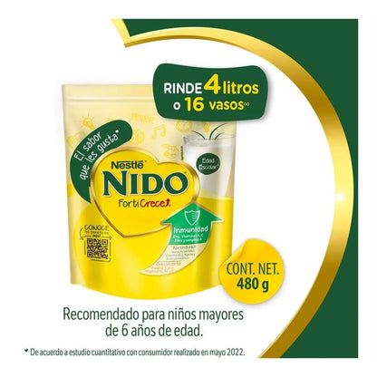 NIDO LECHE FORTI CRECE BOLSA 12/120 G
