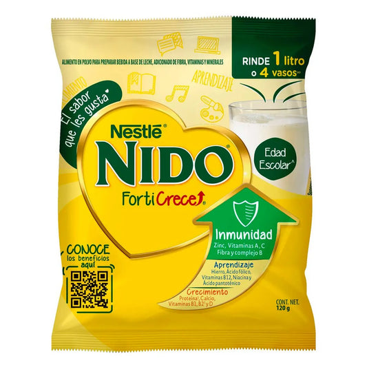 NIDO LECHE RINDES DIARIO BOLSA 12/120G