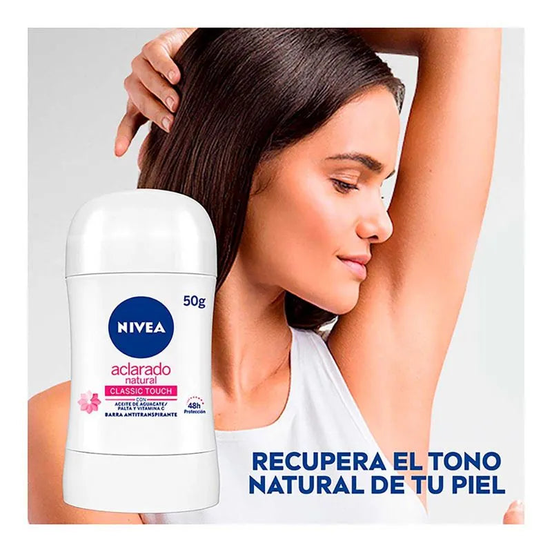 NIVEA DESODORANTE STICK ACLARADO NATURAL 50G
