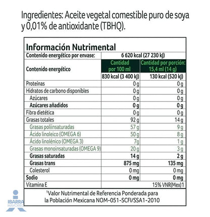 NUTRIOLI ACEITE 12/800 ML