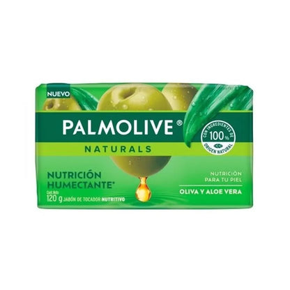 PALMOLIVE JABON ALOE OLIVA  8/8 120 G