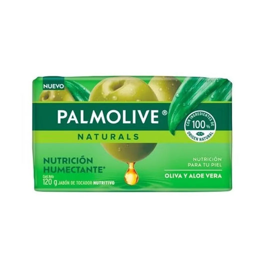 PALMOLIVE JABON ALOE OLIVA  8/8 120 G