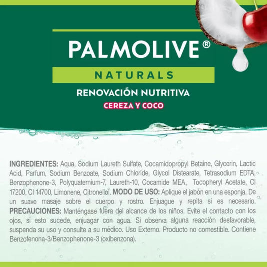 PALMOLIVE JABON NAT CEREZA/COCO 18/4 120 G