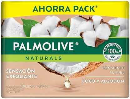 PALMOLIVE JABON NAT COCO/ALGODON 18/4 120 G
