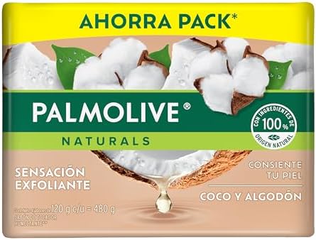 PALMOLIVE JABON NAT COCO/ALGODON 18/4 120 G