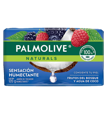 PALMOLIVE JABON NAT FRUTOS/AGUA COCO 18/4 120 G