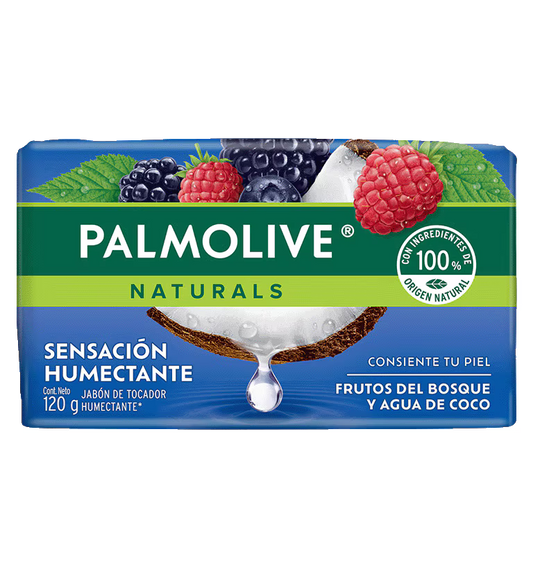 PALMOLIVE JABON NAT FRUTOS/AGUA COCO 18/4 120 G