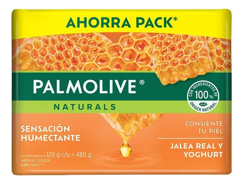 PALMOLIVE JABON NAT JALEA REAL/YOGHURT 18/4 120 G