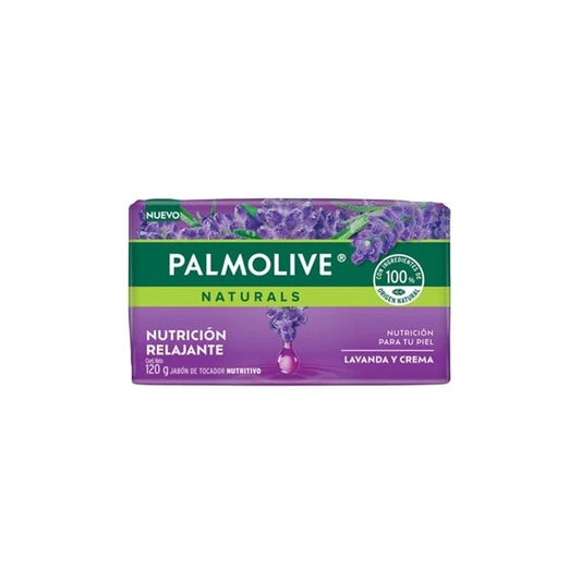 PALMOLIVE JABON NAT LAVANDA/CREMA 18/4 120 G